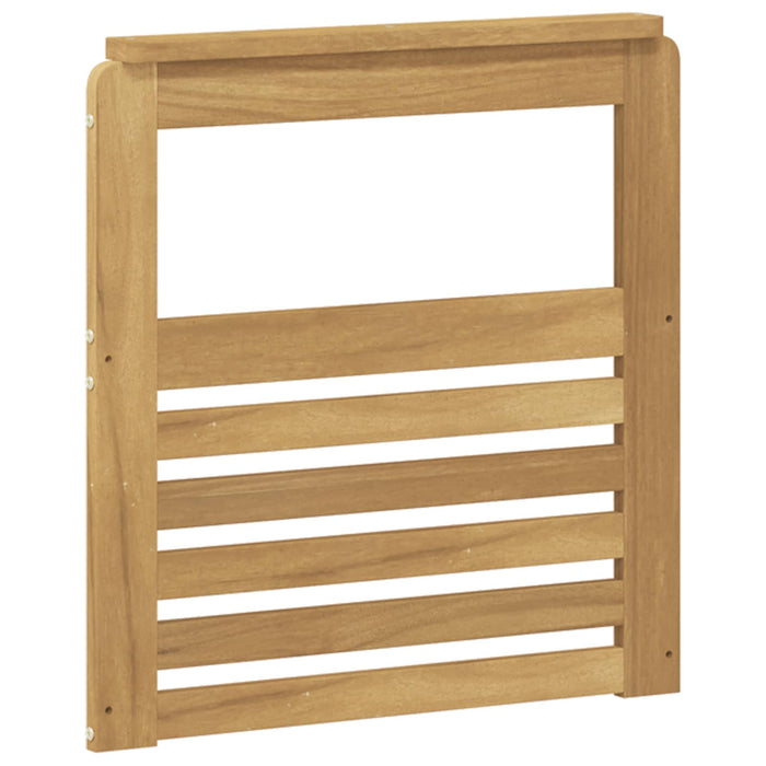 Modul cotiere 2 pcs Alb 59 x 6 x 61 cm Lemn Solid de Acacia WALTI