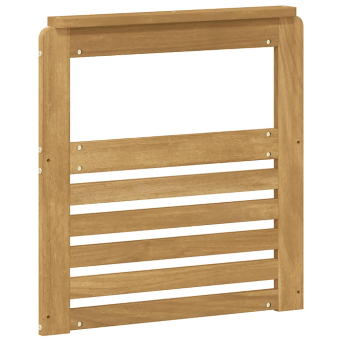 Modul cotiere 2 pcs Alb 59 x 6 x 61 cm Lemn Solid de Acacia WALTI