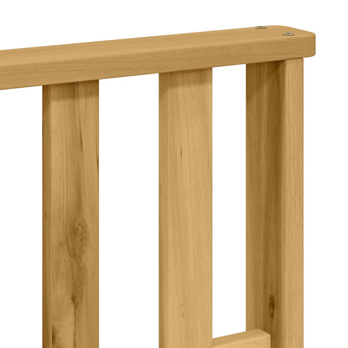 Modul cotiere 2 pcs Alb 60 x 6 x 61 cm Lemn Solid de Acacia WALTI