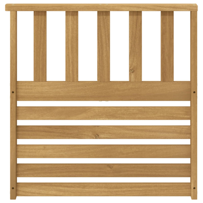 Modul cotiere 2 pcs Alb 60 x 6 x 61 cm Lemn Solid de Acacia WALTI