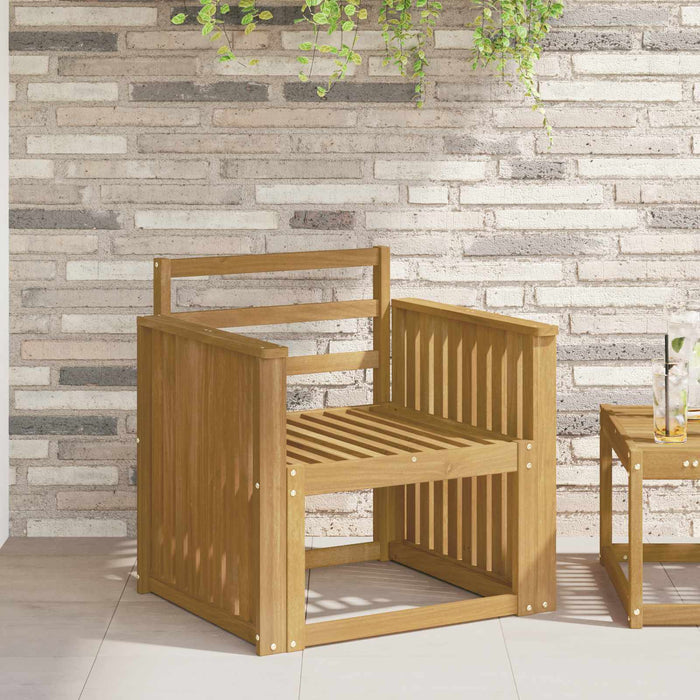 Modul cotiere 2 pcs Alb 60 x 6 x 61 cm Lemn Solid de Acacia WALTI