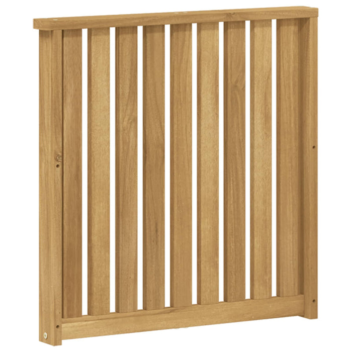 Modul cotiere 2 pcs Alb 60 x 6 x 61 cm Lemn Solid de Acacia WALTI