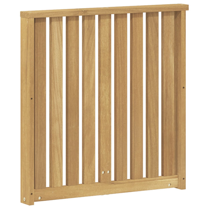 Modul cotiere 2 pcs Alb 60 x 6 x 61 cm Lemn Solid de Acacia WALTI