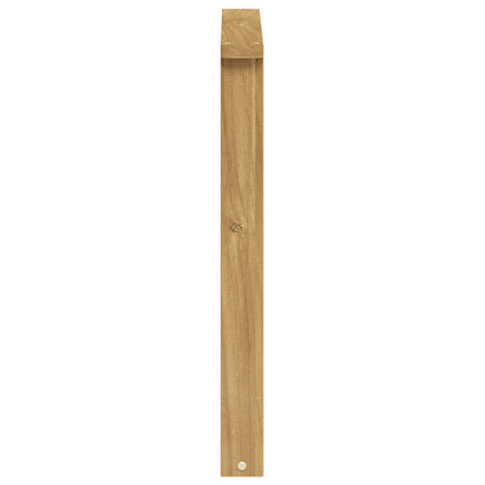 Modul cotiere 2 pcs Alb 60 x 6 x 61 cm Lemn Solid de Acacia WALTI