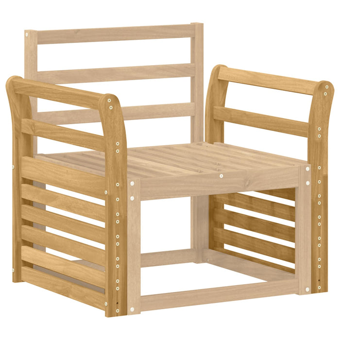 Modul cotiere 2 pcs Alb 58,5 x 8 x 60 cm Lemn Solid de Acacia WALTI