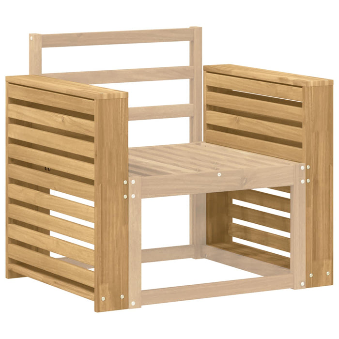 Modul cotiere 2 pcs Alb 58,5 x 10 x 61 cm Lemn Solid de Acacia WALTI