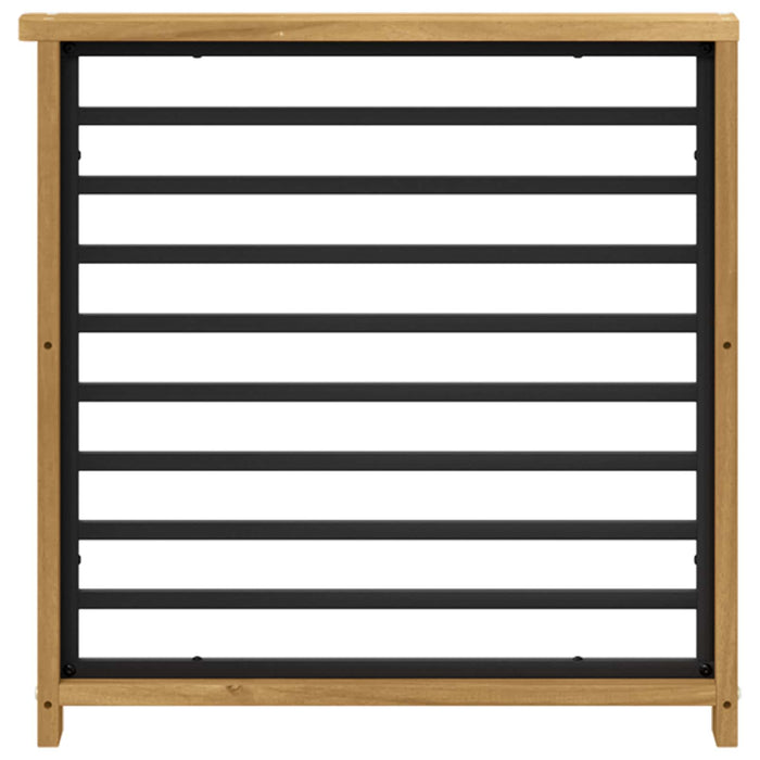 Modul cotiere 2 pcs Alb 60 x 6 x 61 cm Lemn Solid de Acacia WALTI