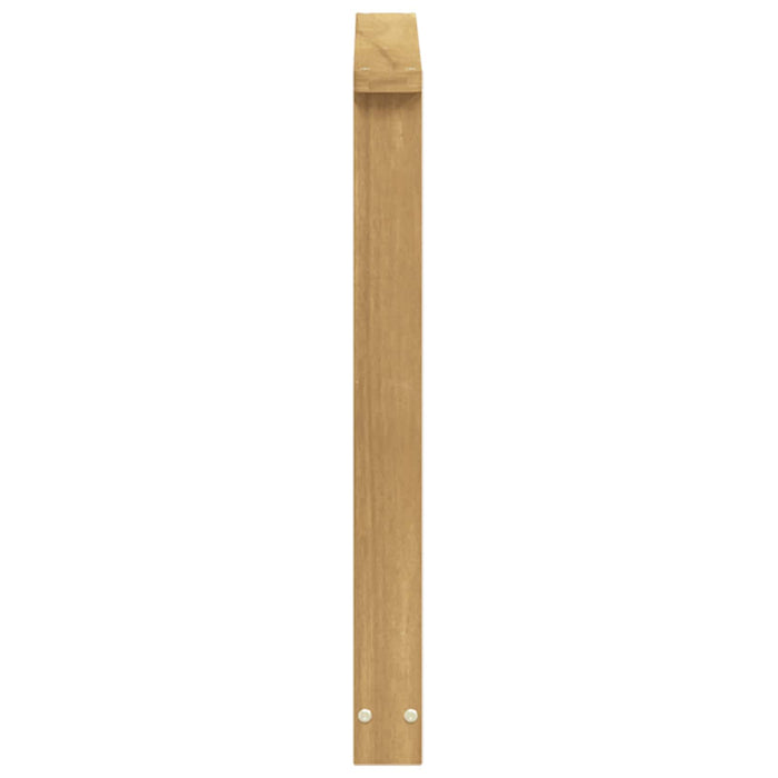 Modul cotiere 2 pcs Alb 60 x 6 x 61 cm Lemn Solid de Acacia WALTI