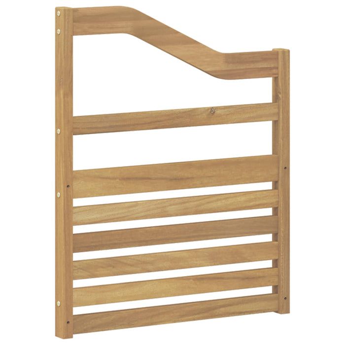 Modul cotiere 2 pcs Alb 59 x 4 x 73 cm Lemn Solid de Acacia WALTI