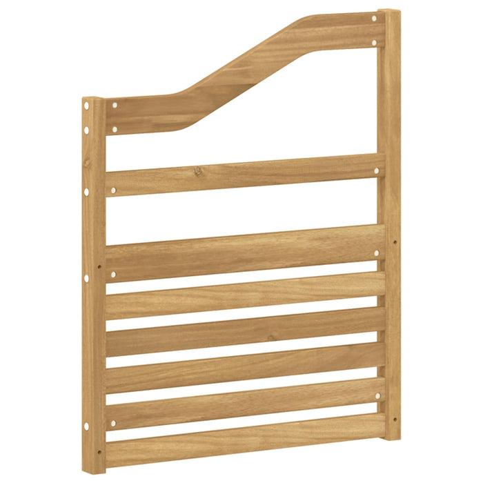 Modul cotiere 2 pcs Alb 59 x 4 x 73 cm Lemn Solid de Acacia WALTI