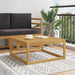 Taburet pentru exterior Lemn Solid de Acacia Alb - WALTI WALTI