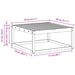 Taburet pentru exterior Lemn Solid de Acacia Alb - WALTI WALTI