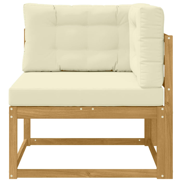 Sofa Colțar pentru Exterior Poliester Alb - WALTI WALTI