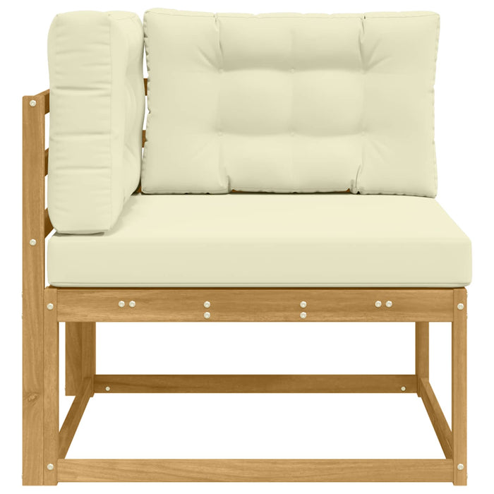 Sofa Colțar pentru Exterior Poliester Alb - WALTI WALTI