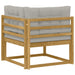 Sofa Colțar pentru Exterior Poliester Alb - WALTI WALTI