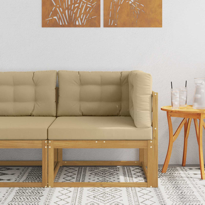 Sofa Colțar pentru Exterior Poliester Alb - WALTI WALTI