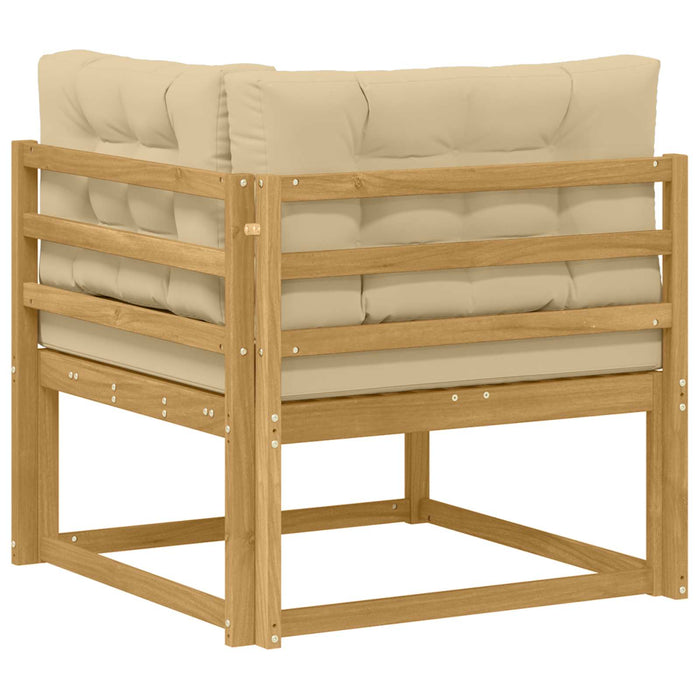 Sofa Colțar pentru Exterior Poliester Alb - WALTI WALTI