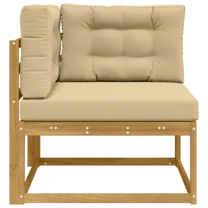 Sofa Colțar pentru Exterior Poliester Alb - WALTI WALTI