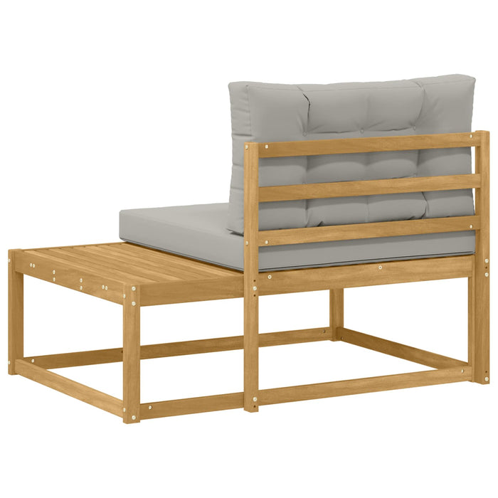 Canapea de exterior cu pernă Alb 115 x 83 x 73 cm Poliester - WALTI WALTI