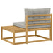 Canapea de exterior cu pernă Alb 115 x 83 x 73 cm Poliester - WALTI WALTI