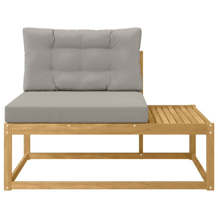 Canapea de exterior cu pernă Alb 115 x 83 x 73 cm Poliester - WALTI WALTI