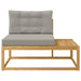 Canapea de exterior cu pernă Alb 115 x 83 x 73 cm Poliester - WALTI WALTI