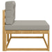 Canapea de exterior cu pernă Alb 115 x 83 x 73 cm Poliester - WALTI WALTI