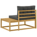 Canapea de exterior cu pernă Alb 115 x 83 x 73 cm Poliester - WALTI WALTI