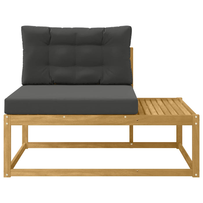 Canapea de exterior cu pernă Alb 115 x 83 x 73 cm Poliester - WALTI WALTI