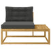 Canapea de exterior cu pernă Alb 115 x 83 x 73 cm Poliester - WALTI WALTI