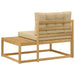 Canapea de exterior cu pernă Alb 115 x 83 x 73 cm Poliester - WALTI WALTI