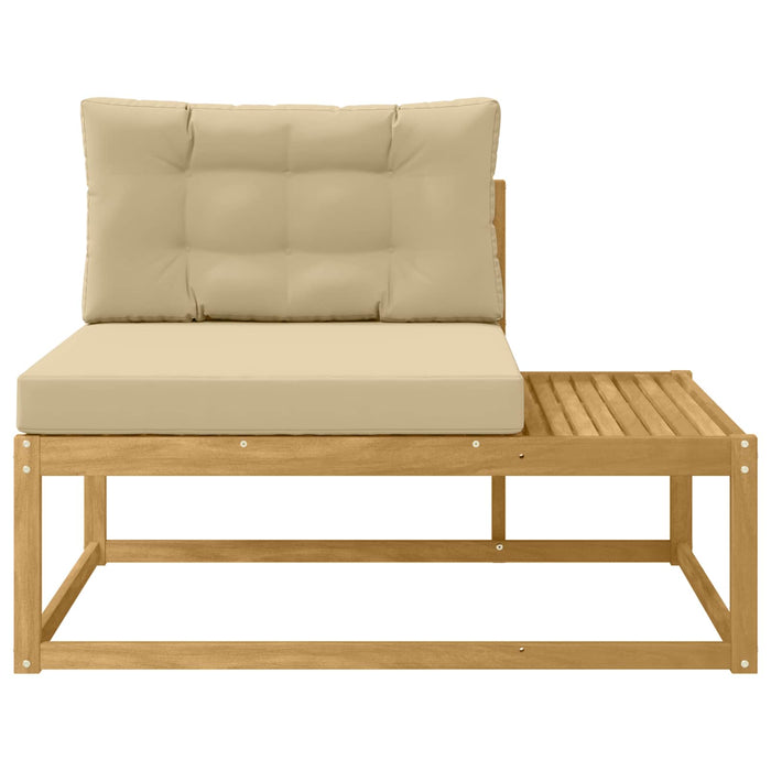 Canapea de exterior cu pernă Alb 115 x 83 x 73 cm Poliester - WALTI WALTI
