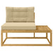 Canapea de exterior cu pernă Alb 115 x 83 x 73 cm Poliester - WALTI WALTI