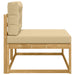 Canapea de exterior cu pernă Alb 115 x 83 x 73 cm Poliester - WALTI WALTI