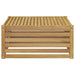 Masă de exterior Lemn Solid de Acacia Alb 79 x 79 x 37 cm - WALTI WALTI