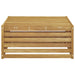 Masă de exterior Lemn Solid de Acacia Alb 79 x 79 x 37 cm - WALTI WALTI