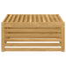 Taburet pentru exterior Lemn Solid de Acacia Alb - WALTI WALTI