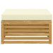 Taburet pentru exterior Lemn Solid de Acacia Alb - WALTI WALTI