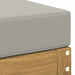 Taburet pentru exterior Lemn Solid de Acacia Alb - WALTI WALTI