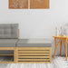 Taburet pentru exterior Lemn Solid de Acacia Alb - WALTI WALTI