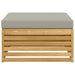 Taburet pentru exterior Lemn Solid de Acacia Alb - WALTI WALTI