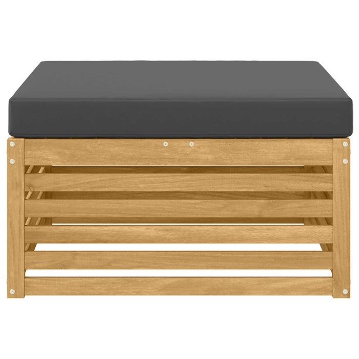 Taburet pentru exterior Lemn Solid de Acacia Alb - WALTI WALTI