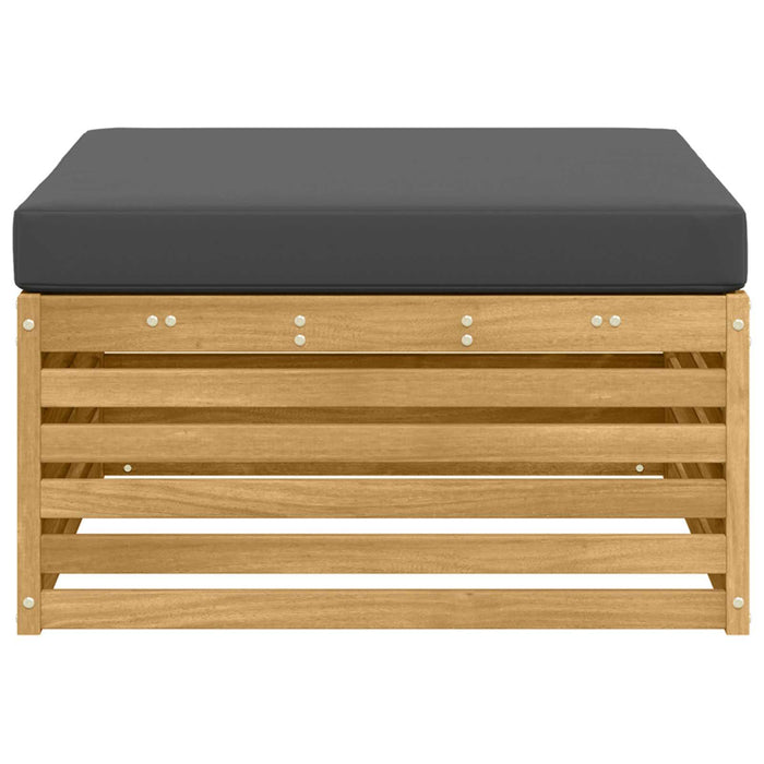 Taburet pentru exterior Lemn Solid de Acacia Alb - WALTI WALTI