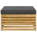 Taburet pentru exterior Lemn Solid de Acacia Alb - WALTI WALTI