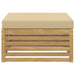 Taburet pentru exterior Lemn Solid de Acacia Alb - WALTI WALTI
