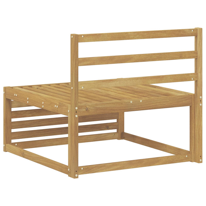 Canapea Medie pentru Exterior Lemn Solid de Acacia Alb - WALTI WALTI