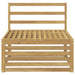Canapea Medie pentru Exterior Lemn Solid de Acacia Alb - WALTI WALTI