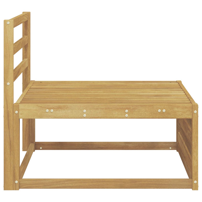 Canapea Medie pentru Exterior Lemn Solid de Acacia Alb - WALTI WALTI