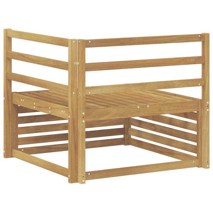 Sofa Colțar pentru Exterior Lemn Solid de Acacia Alb - WALTI WALTI