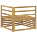 Sofa Colțar pentru Exterior Lemn Solid de Acacia Alb - WALTI WALTI